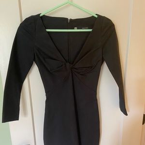 Dsquared2 black sheath dress